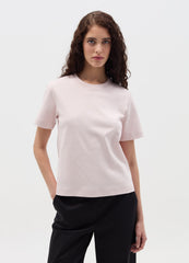 Solid Colour T-Shirt With Round Neck
