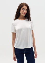 Short-Sleeved Blouse In Satin