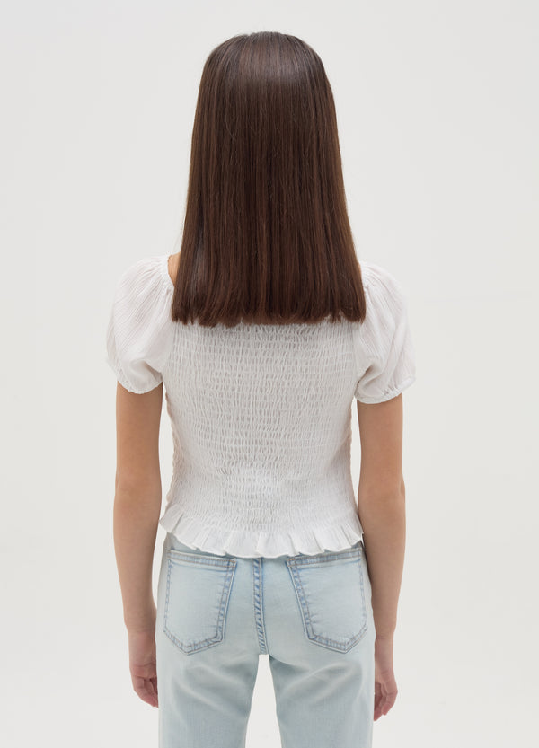 Ovs Crêpe Blouse With Shirring