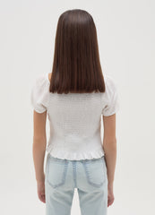 Ovs Crêpe Blouse With Shirring
