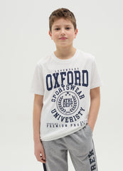 Ovs T-Shirt In Cotton With ''Sportswear University� Print
