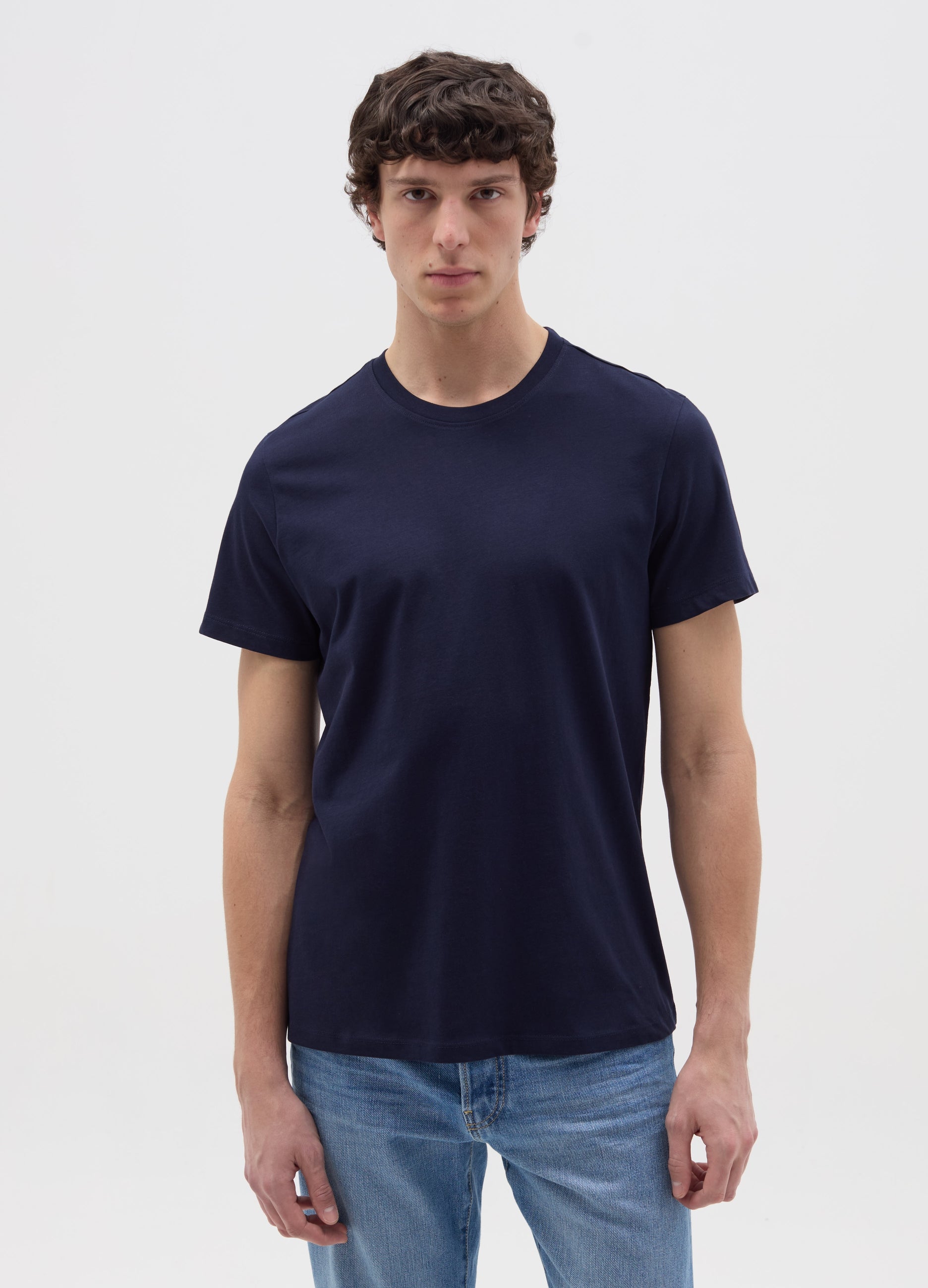 Relaxed-Fit T-Shirt With Round Neck