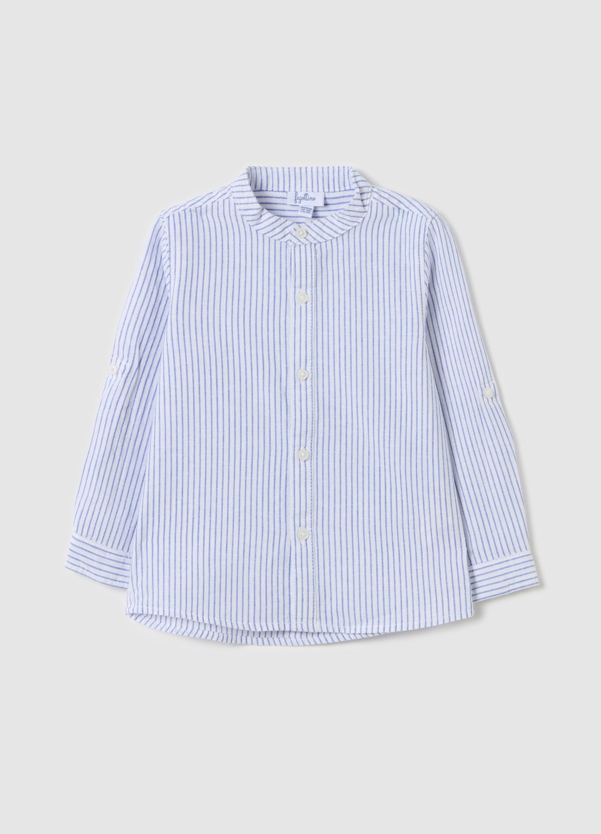 Ovs Striped Shirt In Cotton And Linen