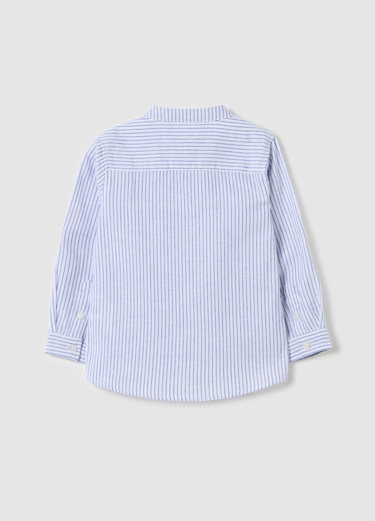 Ovs Striped Shirt In Cotton And Linen