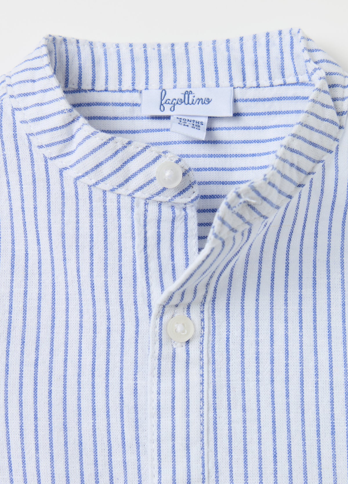 Ovs Striped Shirt In Cotton And Linen