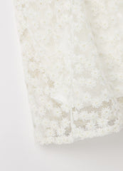 Ovs Sleeveless Dress With Flowers Embroidery