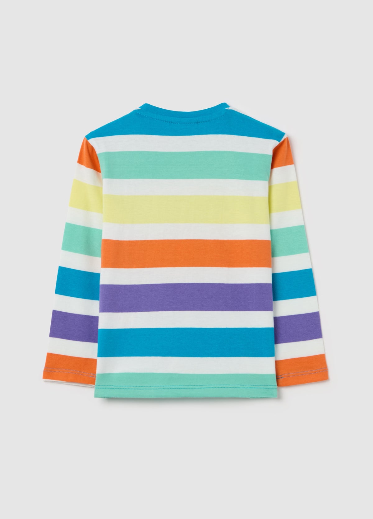 Long-Sleeved T-Shirt With Striped Pattern