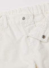 Ovs Five-Pocket Trousers With Broderie Anglaise Embroidery