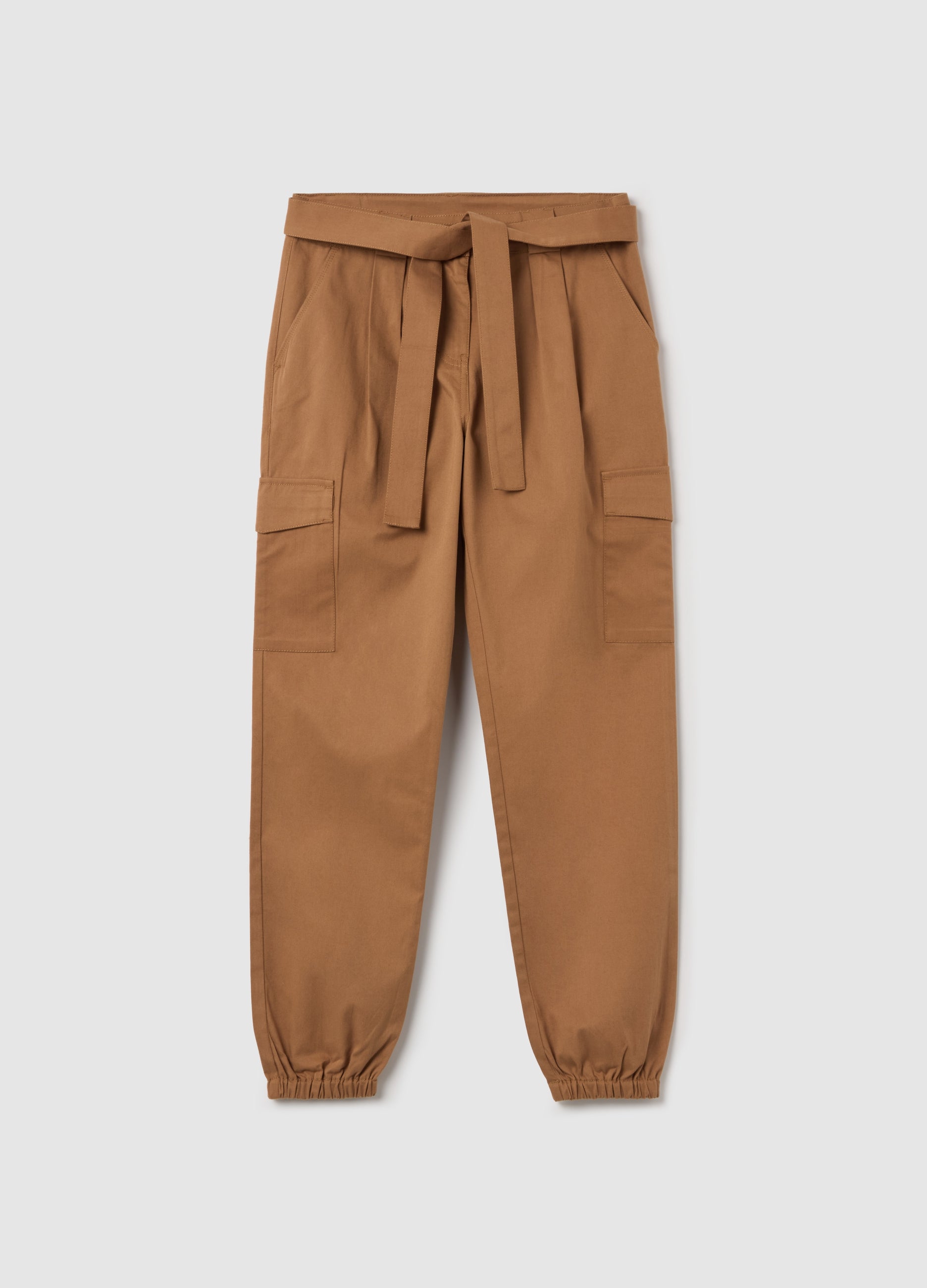 Ovs Cargo Trousers With A Belt