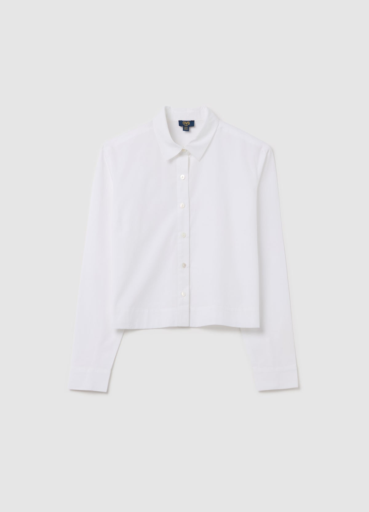 Ovs Cropped-Fit Shirt In Cotton