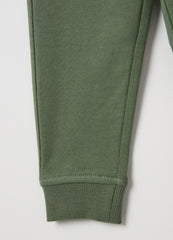Cotton Joggers With Drawstring And Tiger Print