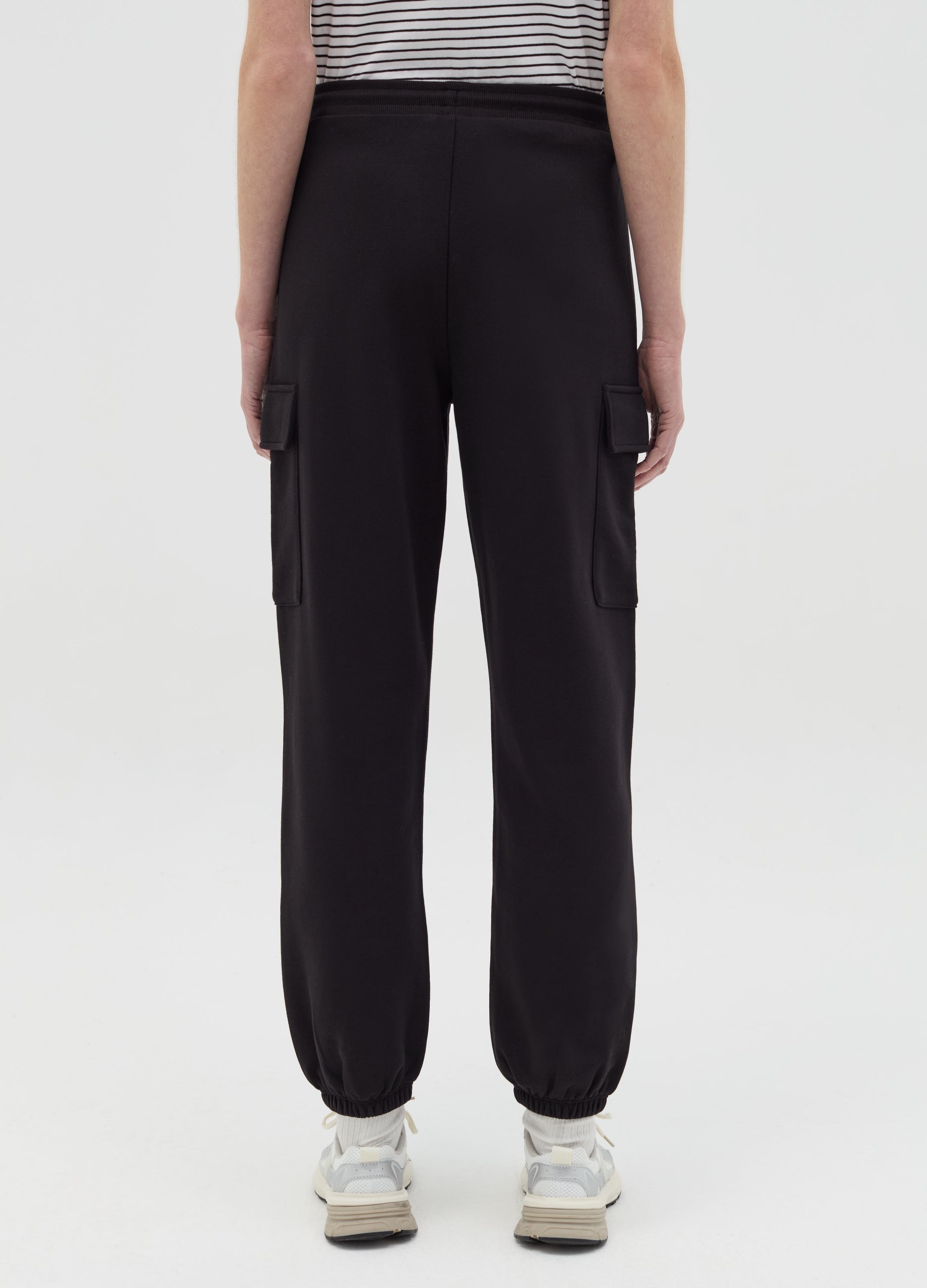 Cargo Joggers In Fleece With Drawstring