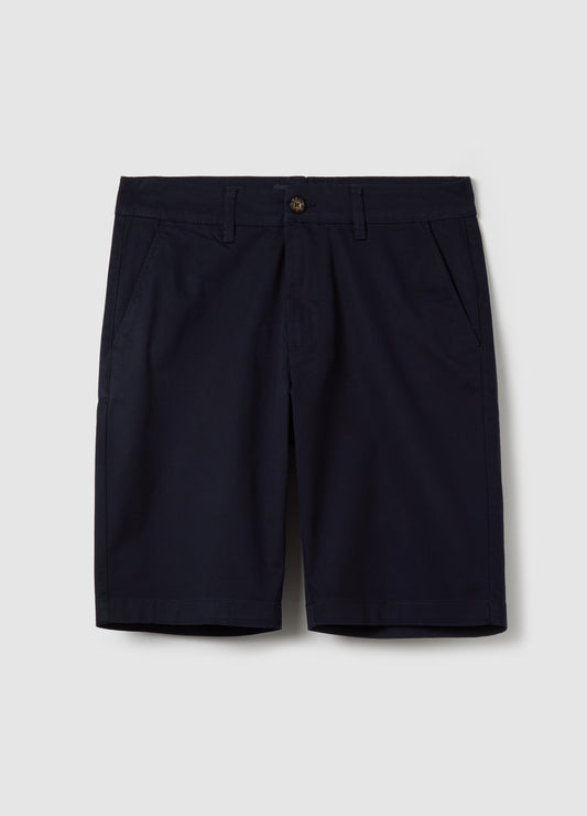 Stretch cotton chino Bermuda shorts