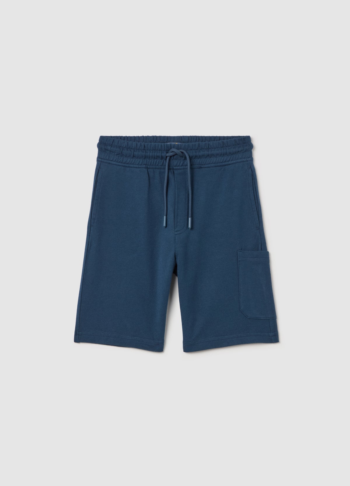 Ovs Cotton Bermuda Shorts With Drawstring