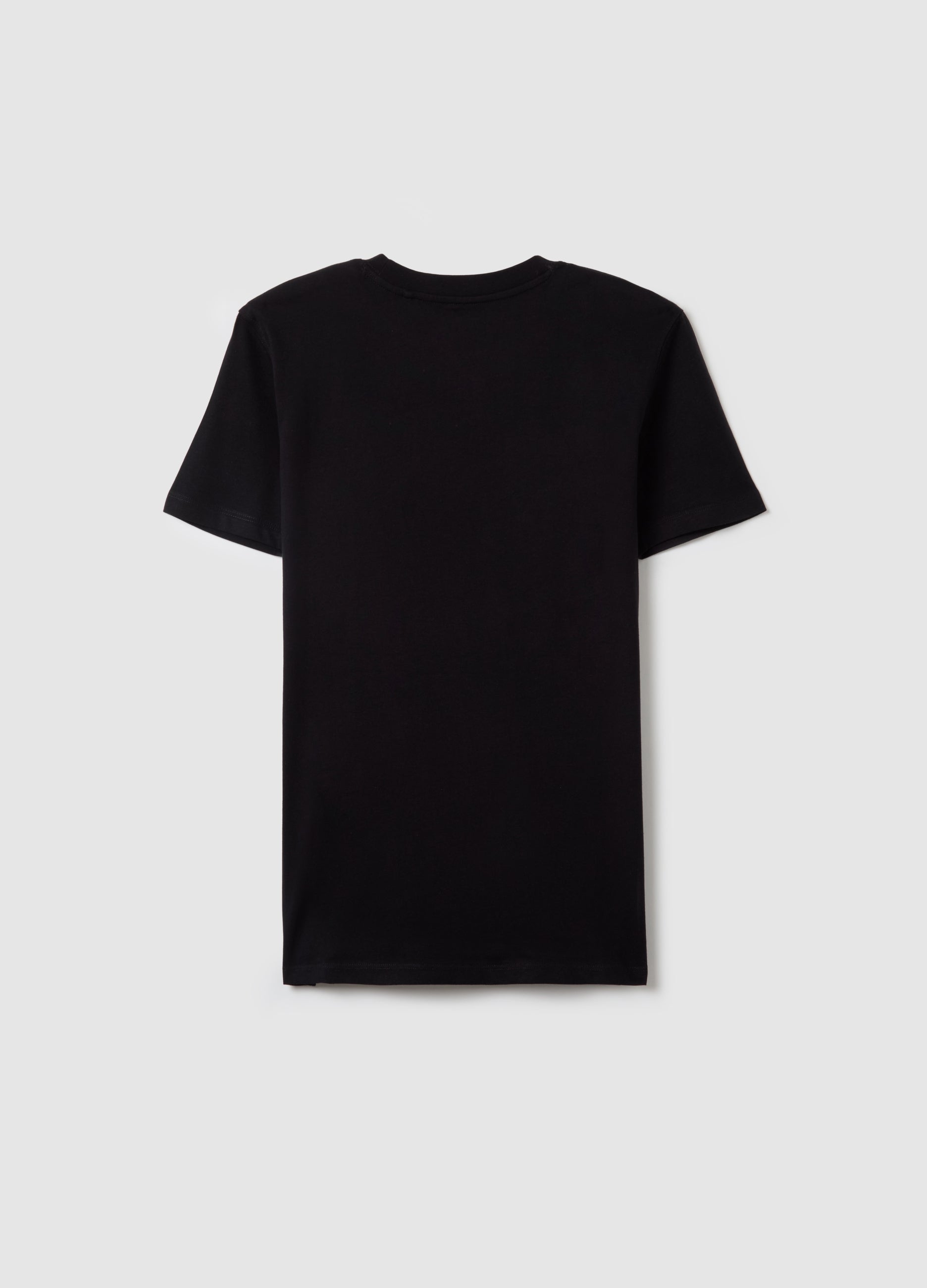 Ovs Cotton T-Shirt With ''Take The Risk'' Print