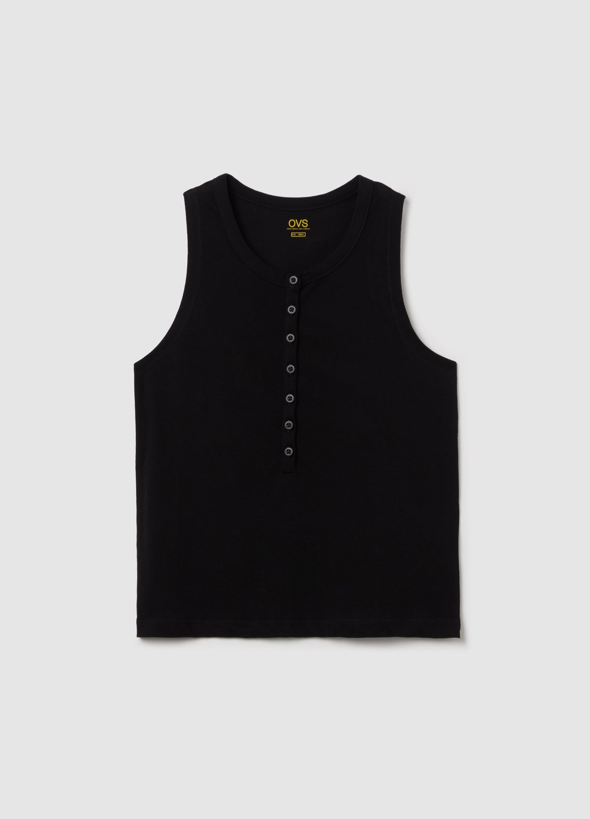 Ovs Tank Top With Granddad Neck