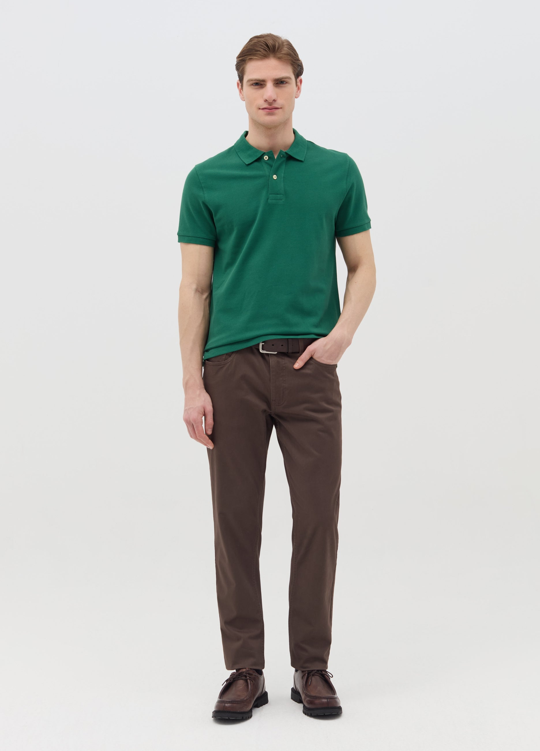 Organic Cotton Regular-Fit Polo Shirt