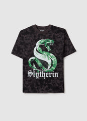 Tie-Dye Cotton T-Shirt With Harry Potter Print