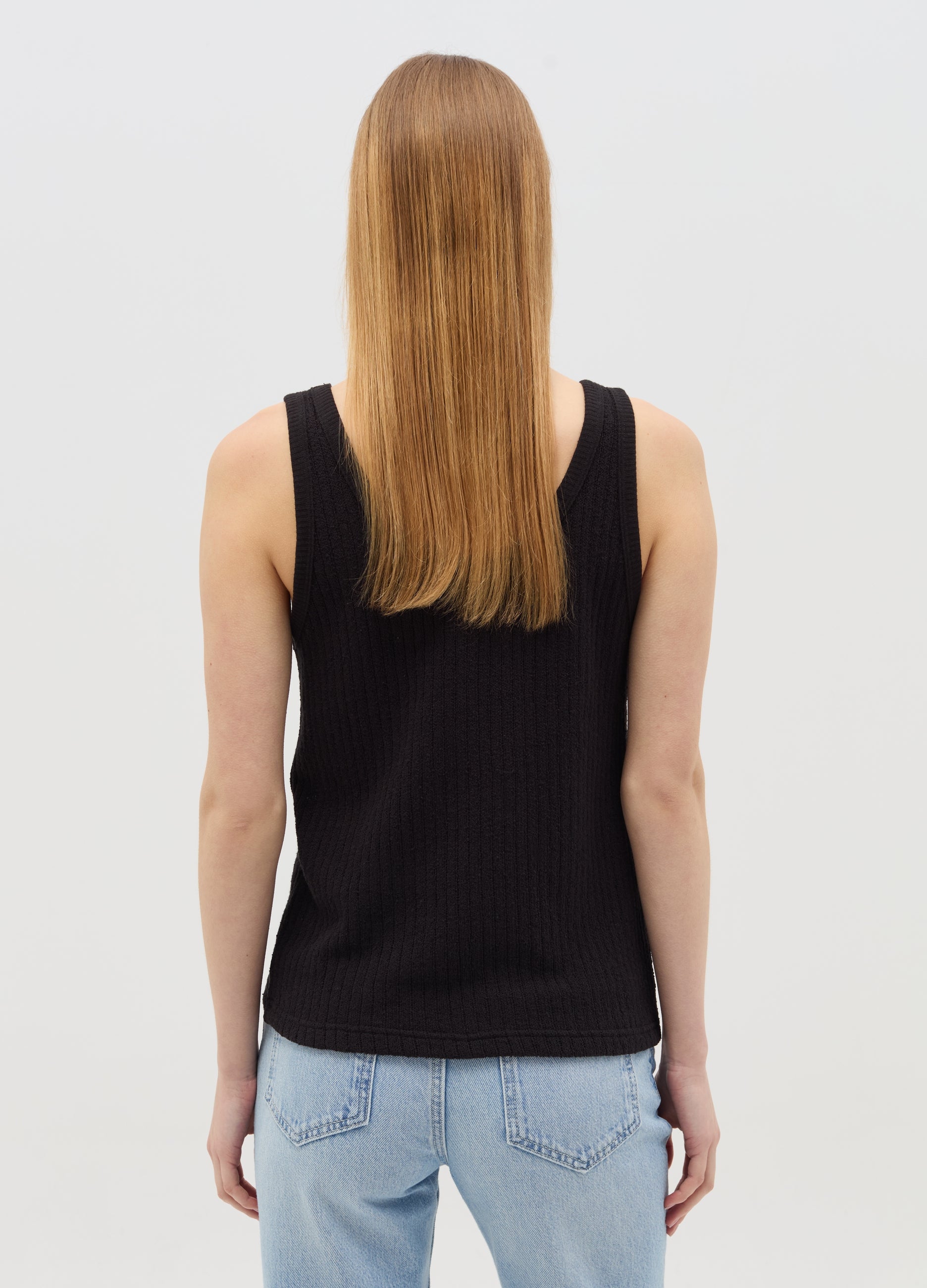 OVS Tank Top With Striped Motif