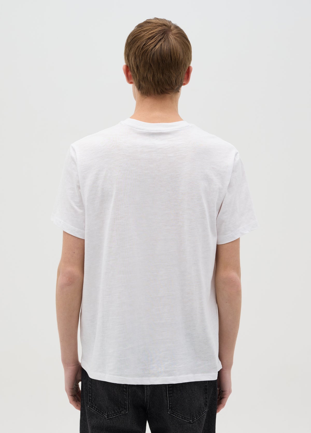 White T-Shirt With Ovs Graphic