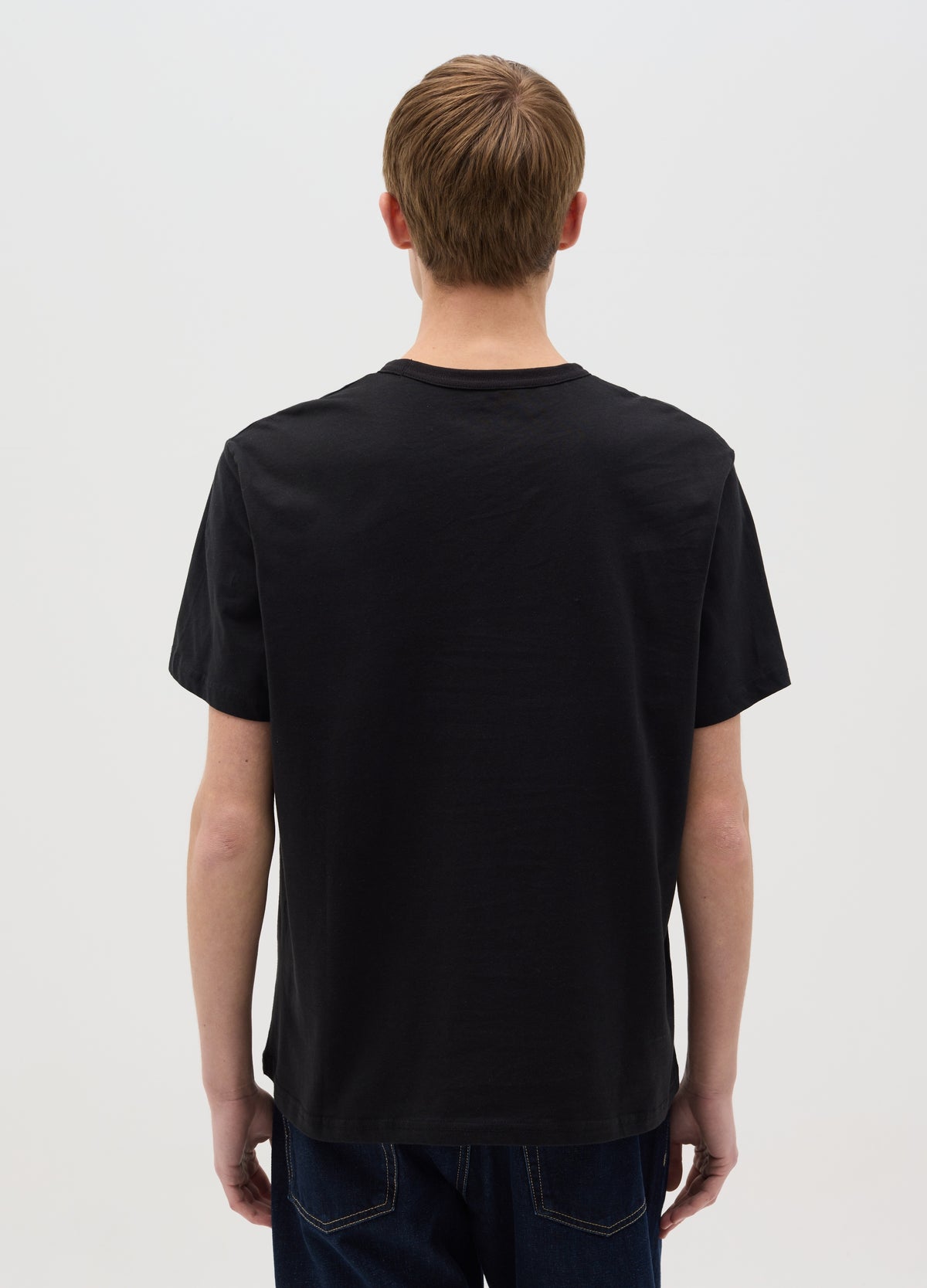Black Short Sleeve T-Shirt With Print