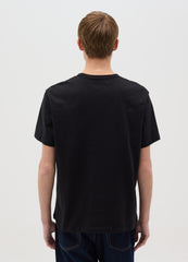 Black Short Sleeve T-Shirt With Print