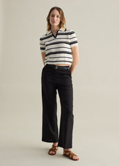Wide-Leg Chino Trousers