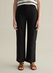 Wide-Leg Chino Trousers