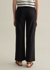 Wide-Leg Chino Trousers
