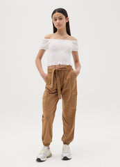 Ovs Cargo Trousers With A Belt
