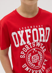 Ovs T-Shirt In Cotton With ''Sportswear University� Print