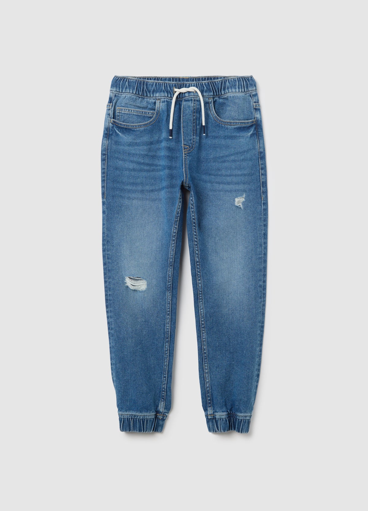 Blue Jog Denim Jeans For Boys
