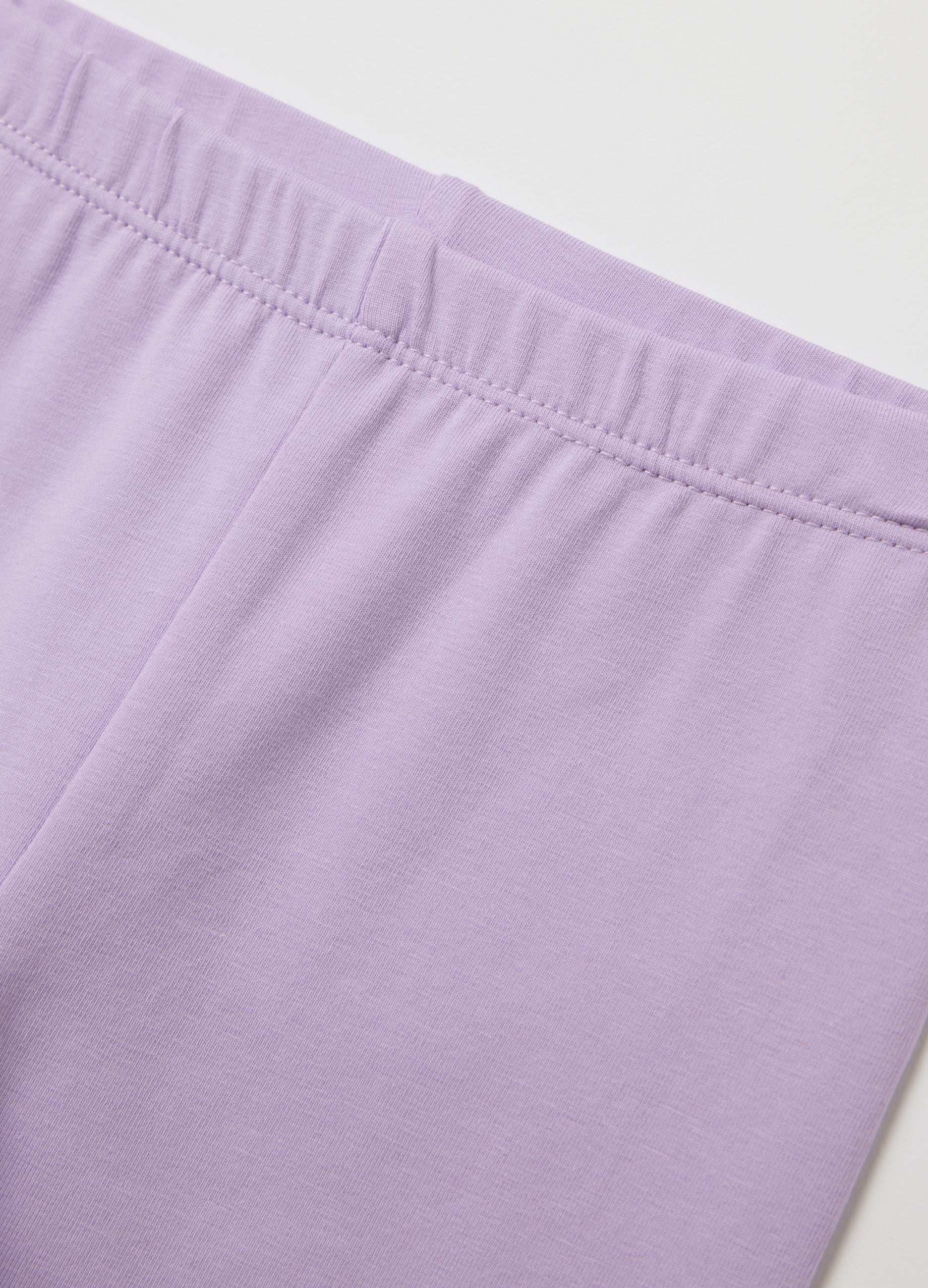 Ovs White And Purple Jogging Set In Stretch Cotton With Elsa Print