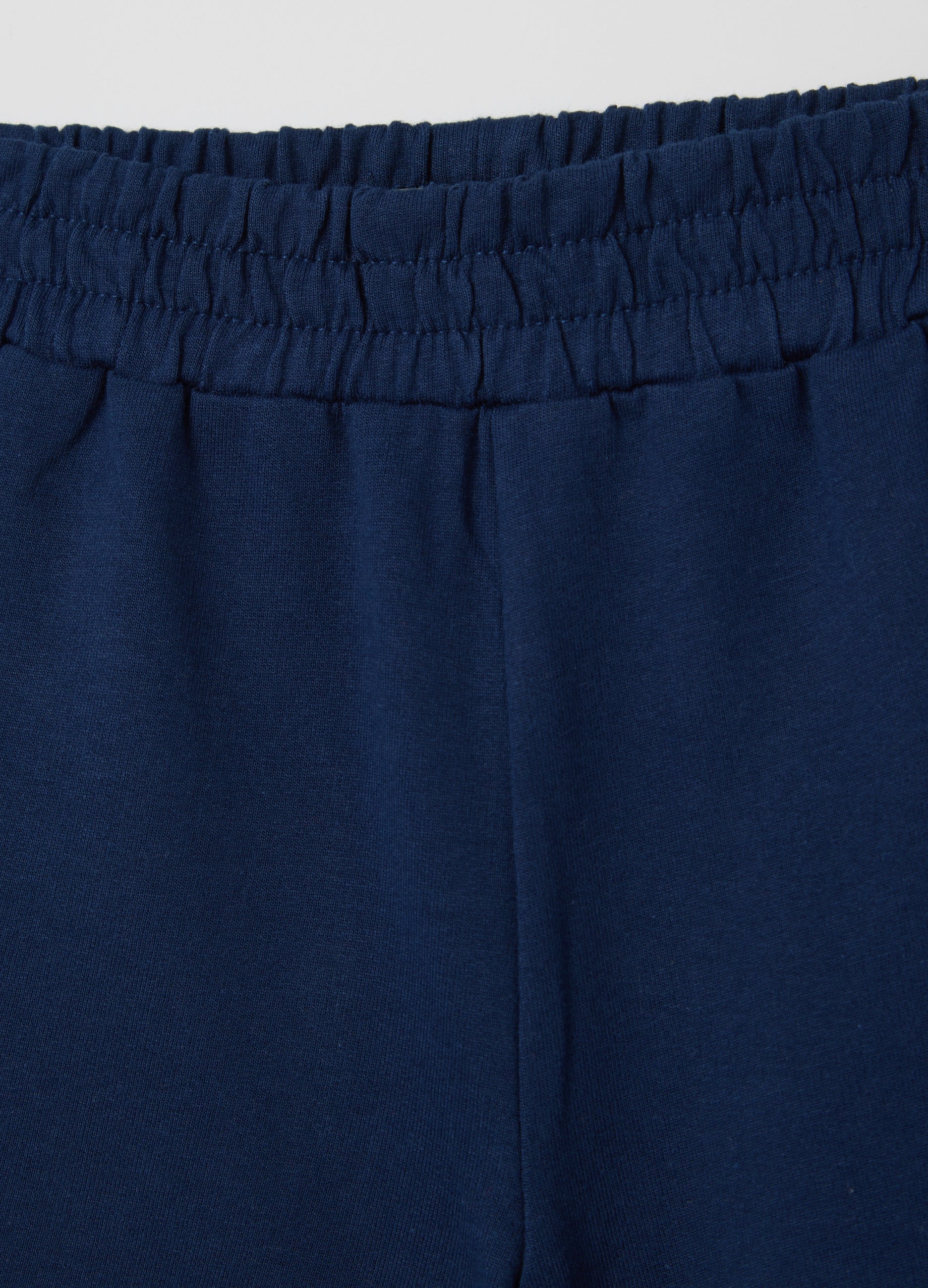 Blue Pure Cotton Shorts For Girls Ovs Kids