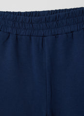 Blue Pure Cotton Shorts For Girls Ovs Kids