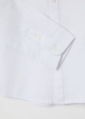 White Shirt In Cotton Canvas
