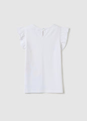 White Tank Top With Disney Tweety Print