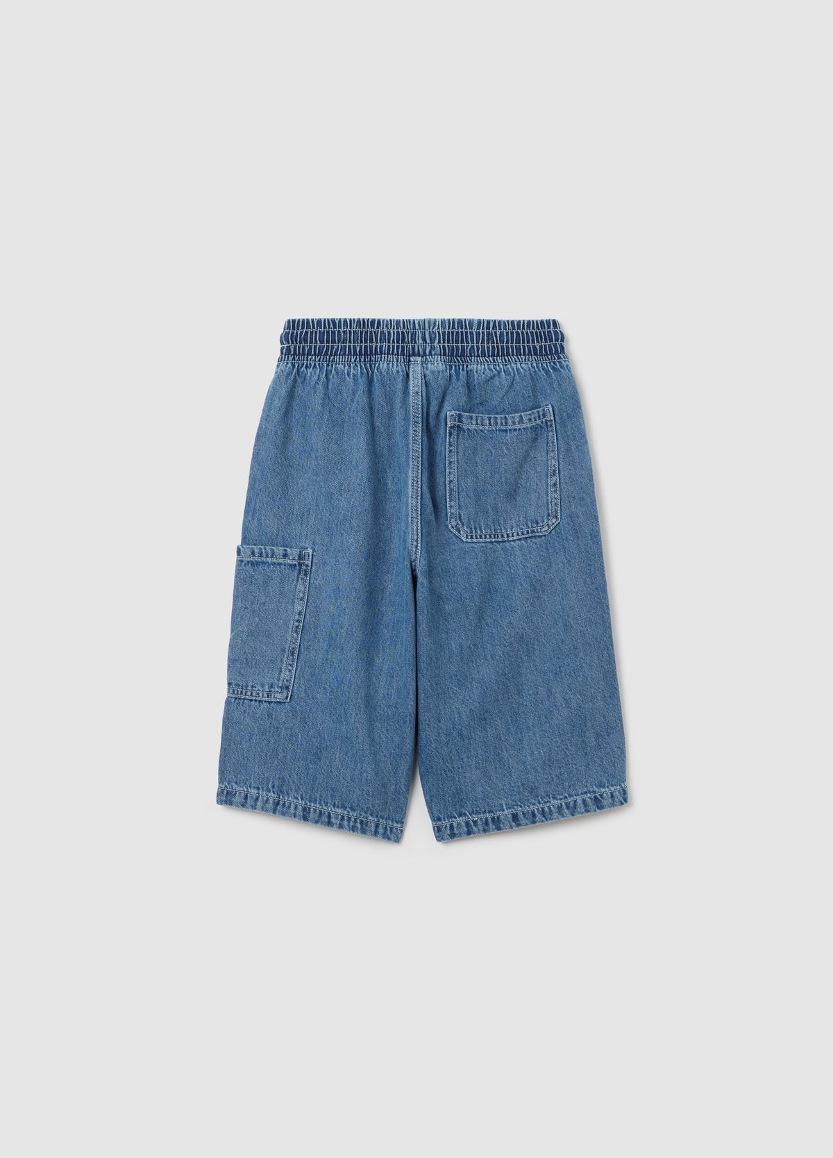 Comfortable Denim Shorts For Boys With Elastic Waist