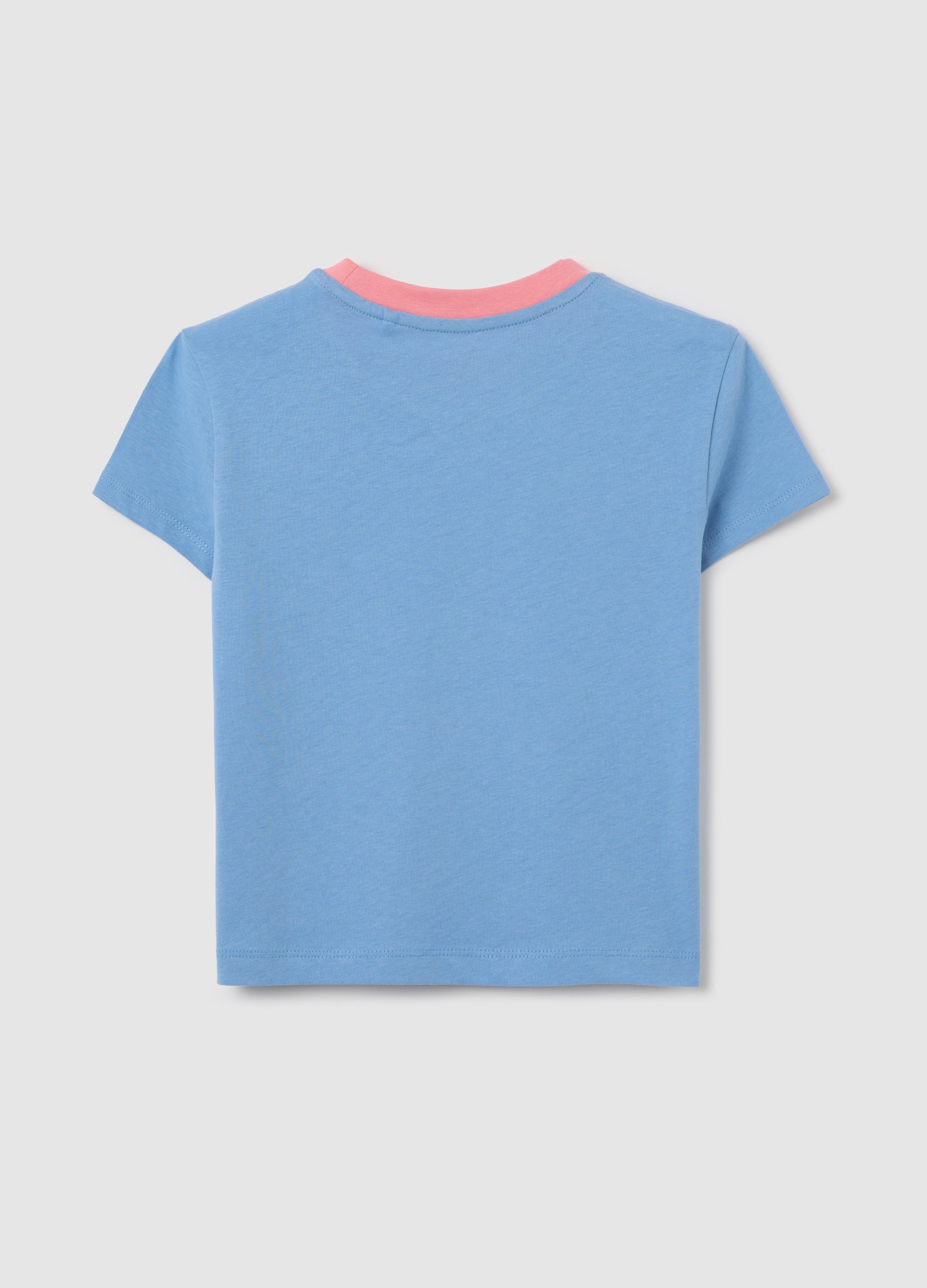 Light Blue T-Shirt With ''Venice Beach'' Print
