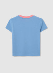 Light Blue T-Shirt With ''Venice Beach'' Print