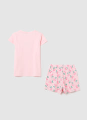 Girls' Pink Organic Cotton Pyjamas