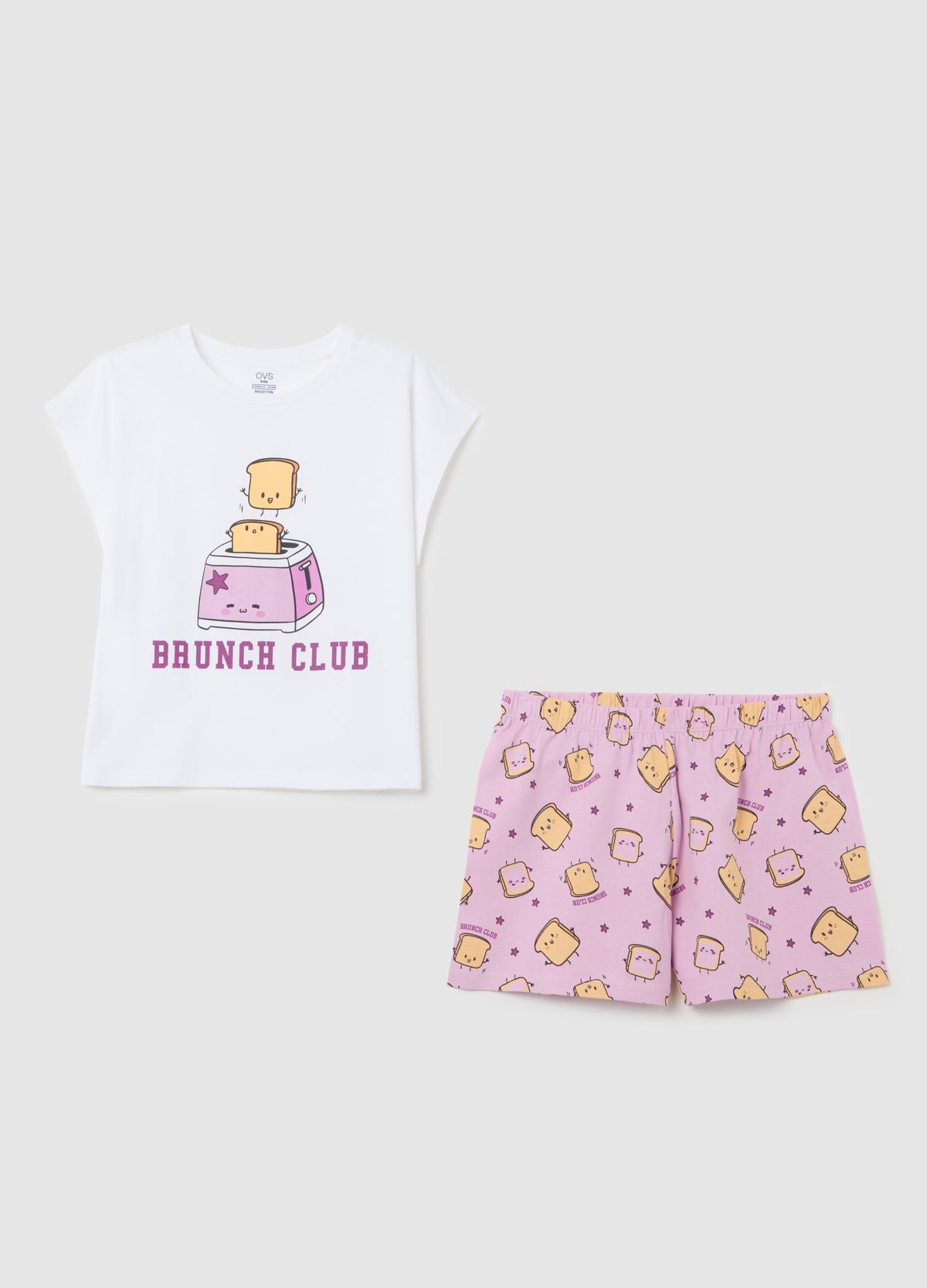Organic Cotton Short Girls' Pyjama