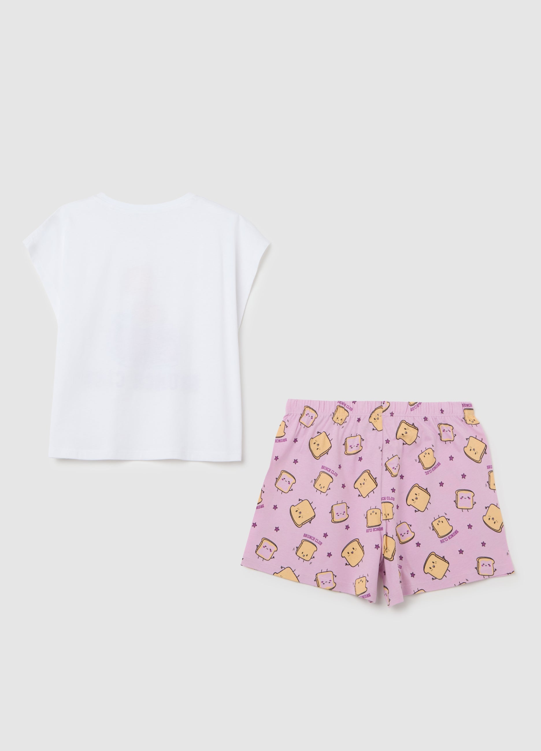 Organic Cotton Short Girls' Pyjama