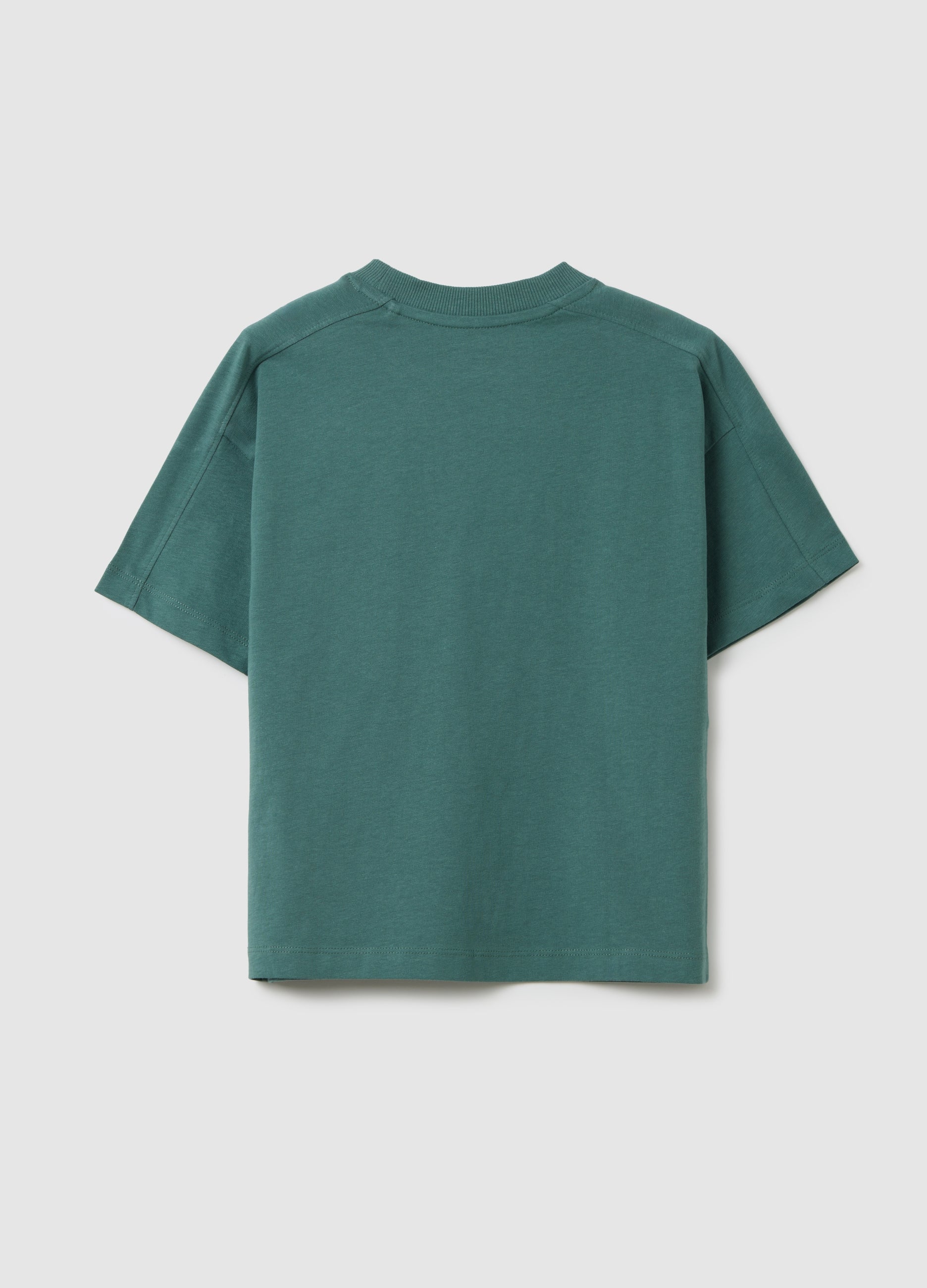 Green T-Shirt In Pure Cotton Ovs Kids