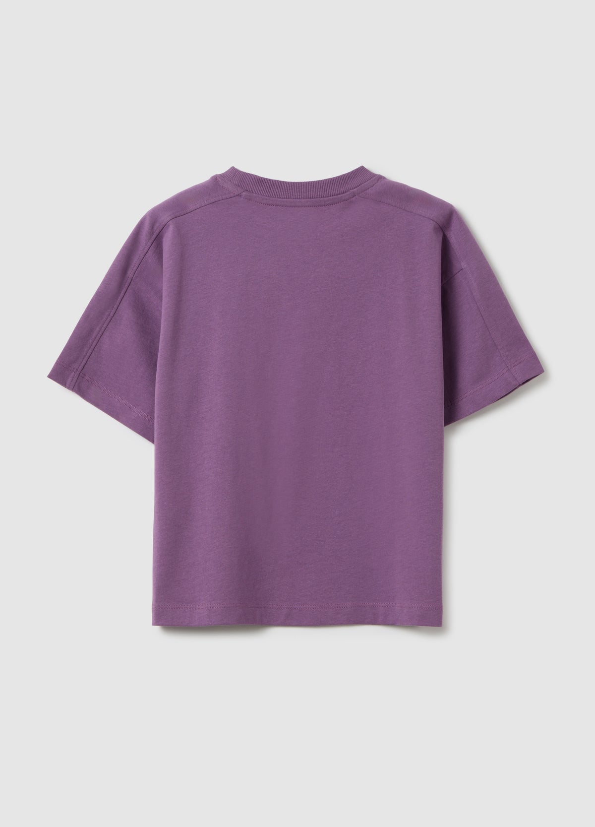 Purple Pure Cotton T-Shirt For Children Ovs Kids