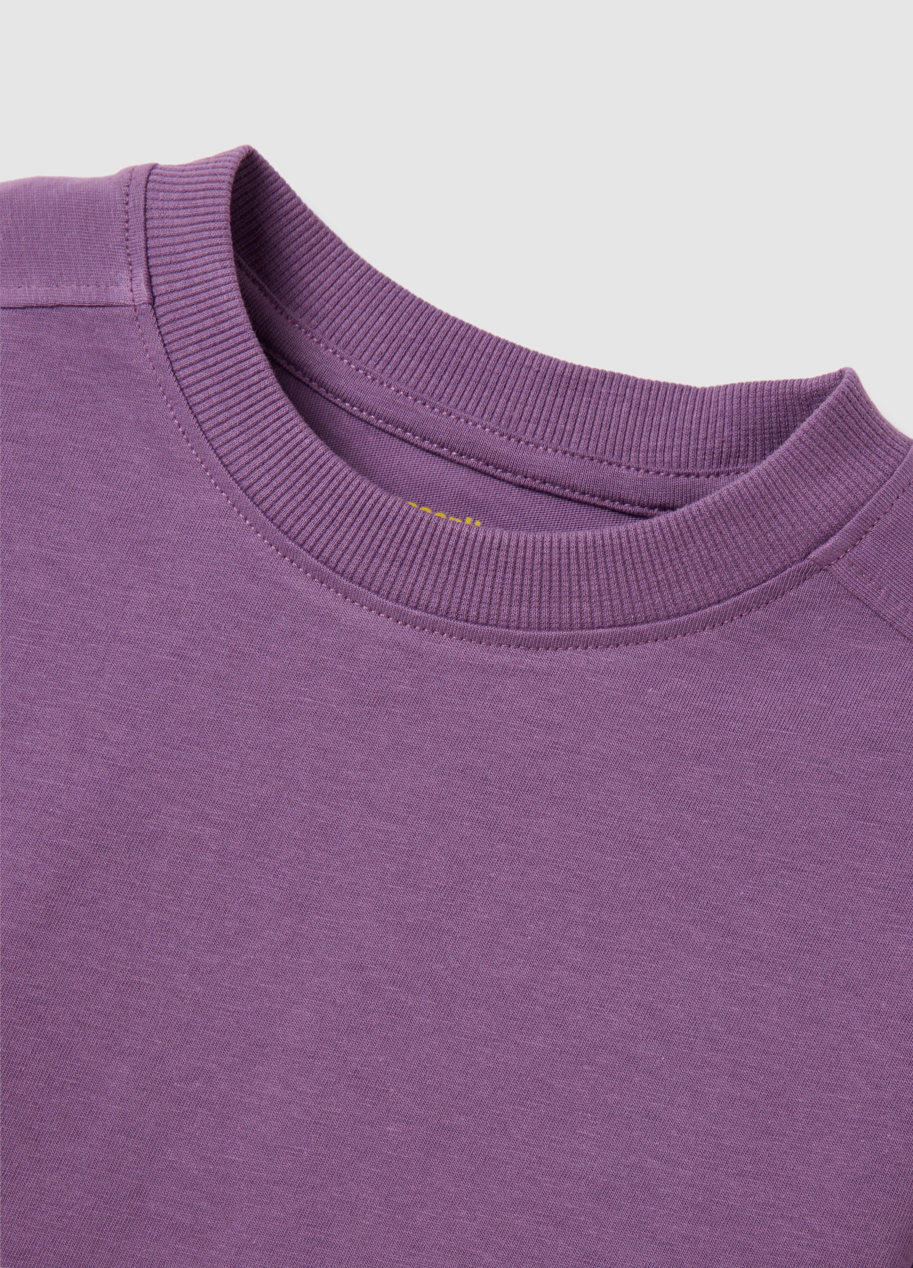 Purple Pure Cotton T-Shirt For Children Ovs Kids