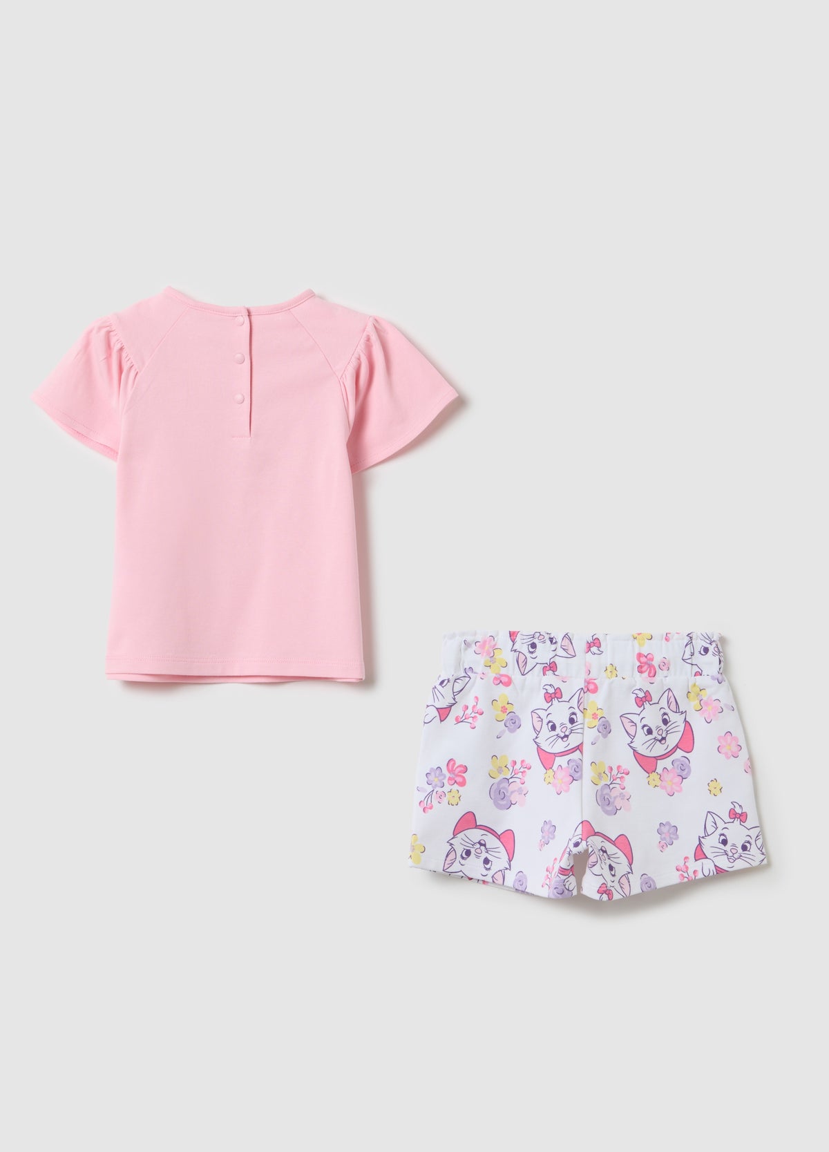 Pink Disney Jogging Set With Kitten