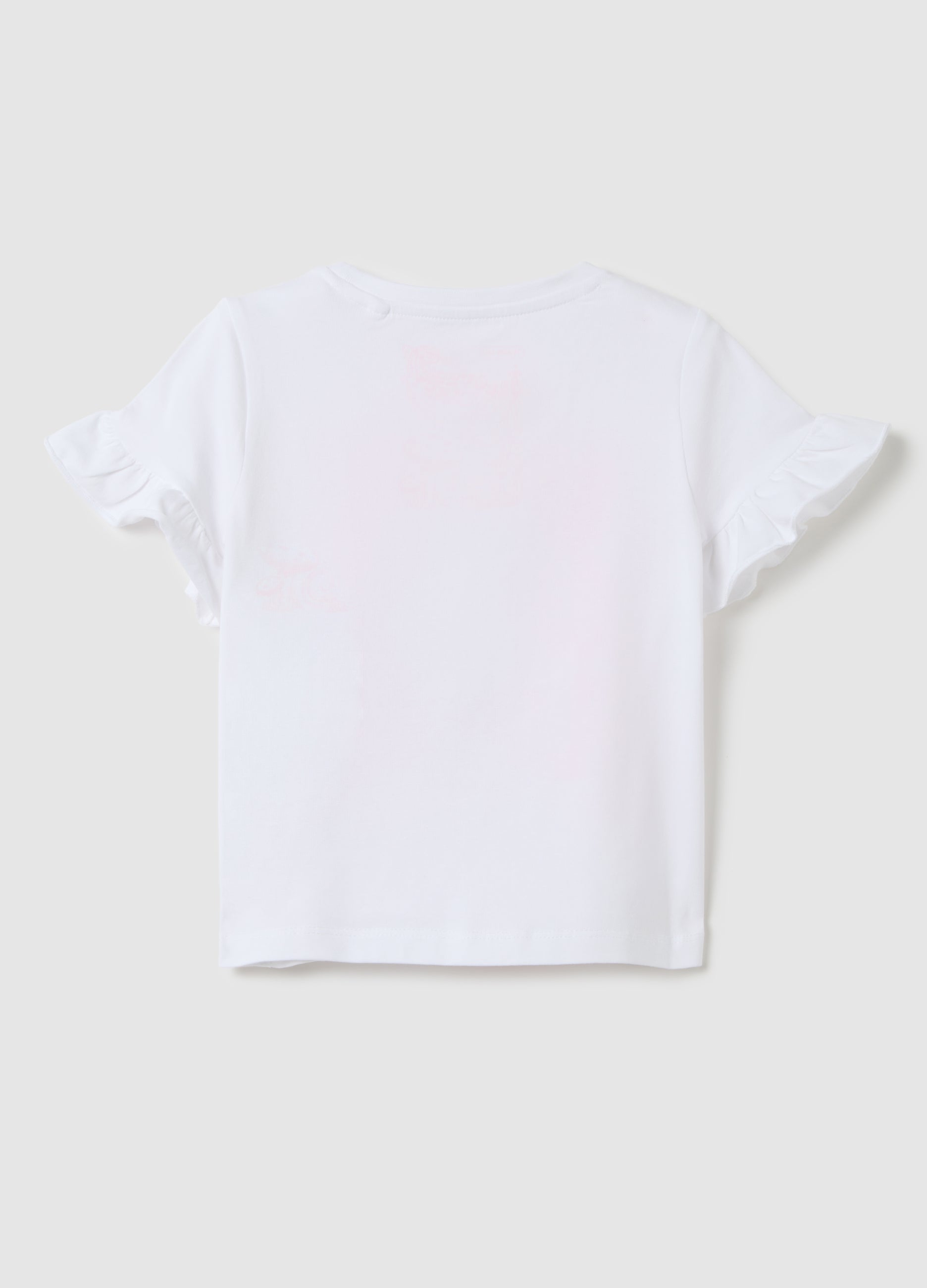White T-Shirt With Pink Writings Love Therapy
