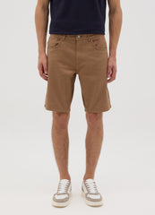 Men'S Brown Cotton Shorts By Ovs
