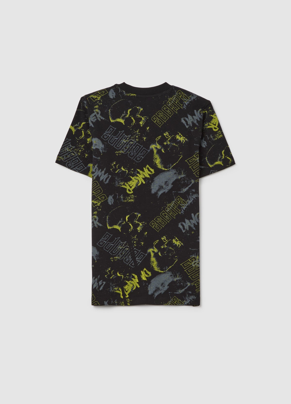 Multicolor Boys' Cotton Oversized T-Shirt With Graphic Print